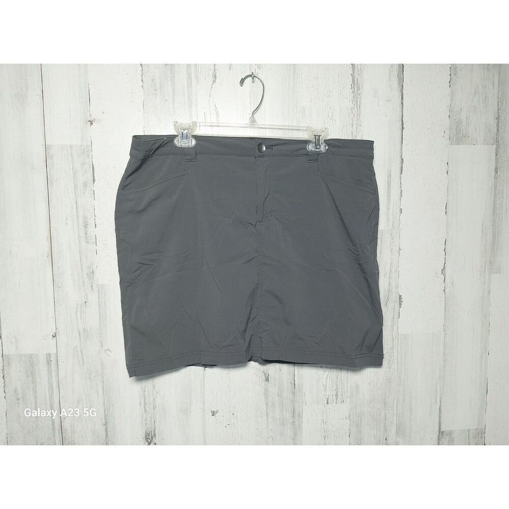 Eddie bauer hiking skirt Skort athletic grey womens size 14